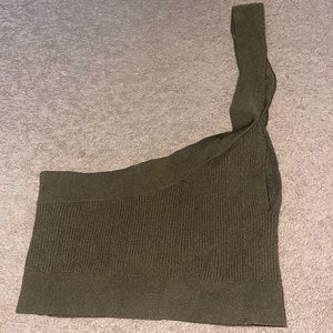 Balmain off shoulder crop top